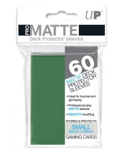 UP - Deck Protector Sleeves - PRO-Matte - Small Size (60) - Green