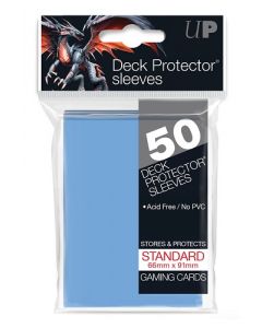 UP - Deck Protector Sleeves - PRO-Gloss - Standard Size (50) - Light Blue