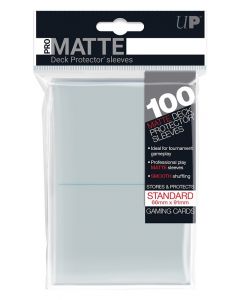 UP - Deck Protector Sleeves - PRO-Matte - Standard Size (100) - Clear