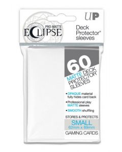 UP - Deck Protector Sleeves - Eclipse PRO-Matte - Small (60) - Arctic White