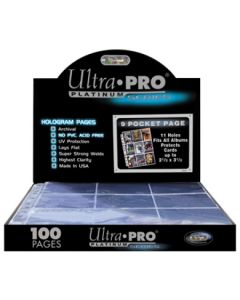 UP - Platinum Series - 9 Pochettes à Cartes (100 Pages avec 11 Trous)