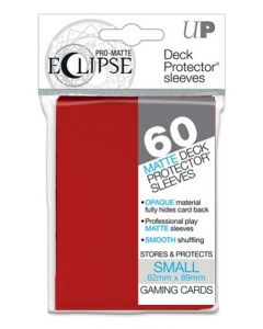 UP - Deck Protector Sleeves - Eclipse PRO-Matte - Small (60) - Apple Red