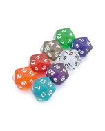 D20 - Transparent (par pièce)